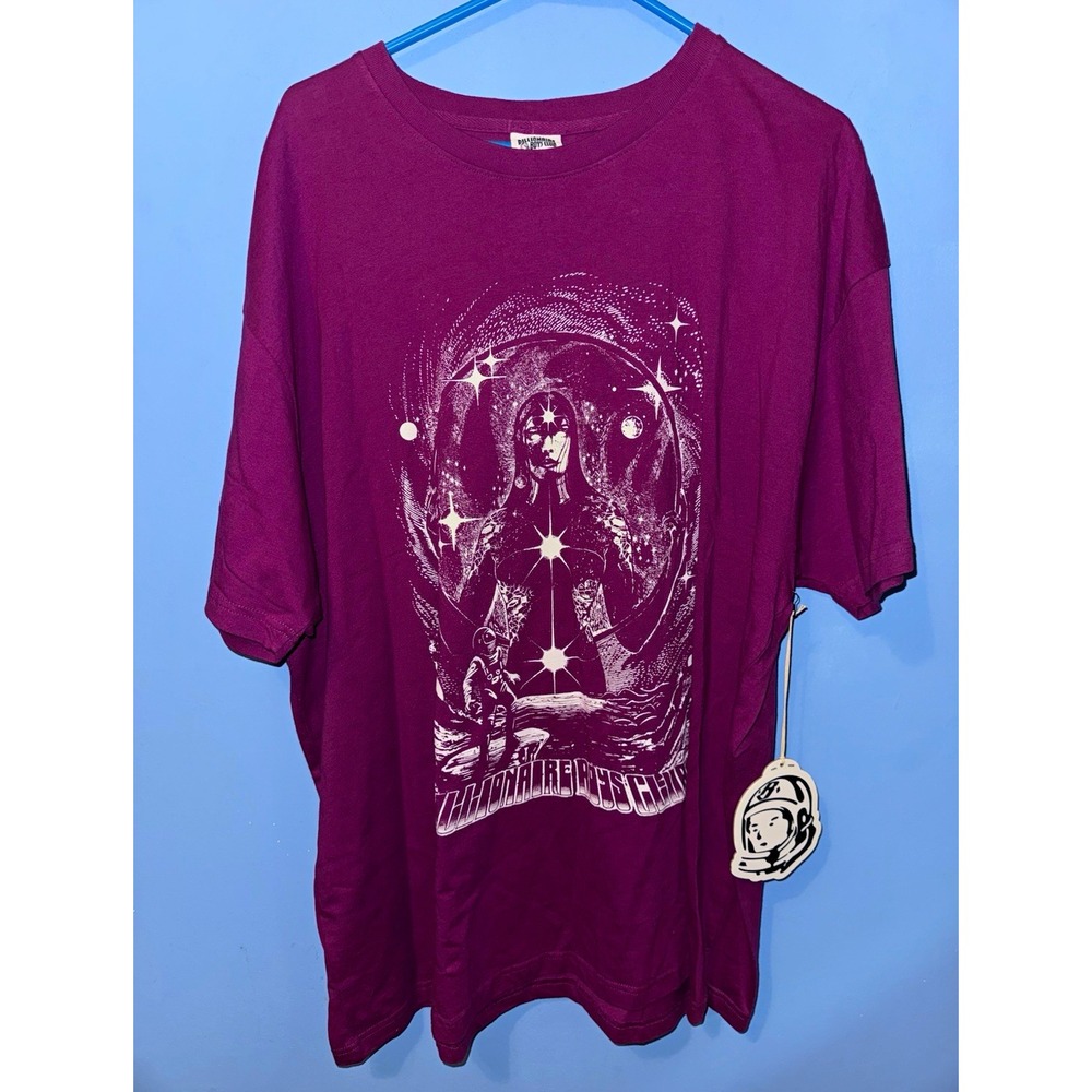 Billionaire Boys Club BB Cosmic SS Tee Men's XXXL Purple Double-Sided Graphic